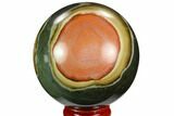 Polished Polychrome Jasper Sphere - Madagascar #124137-1
